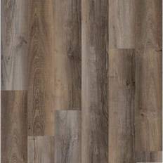 Flooring ProTeco "Dekorman Click Lock 7.1" x 48" x 5mm Luxury Vinyl Plank in Brown Wayfair FS513" Brown