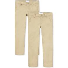 Girls uniform The Children's Place Girl's Uniform Skinny Chino Pants 2-pack - Sandy (3011216-142)