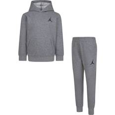 98/104 Chándales Nike Kid's Jordan MJ Essentials Fleece Pullover Set - Carbon Heather (85C589-GEH)