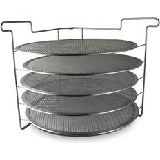 BBQ Side Tables Folding Pizza Rack 14 Inch Screens
