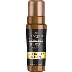 Jergens Natural Glow Instant Sun Sunless Tan Mousse Ultra Deep Bronze 177ml