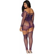 Purple Fancy Dresses Garter Dress Queen Aubergine in stock