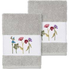 Kitchen Towels Linum Home Textiles Serenity Embellished Kitchen Towel Gray (33.02x33.02)