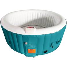 Jet System Hot Tubs Aleko Inflatable Hot Tub Round With Cover 4