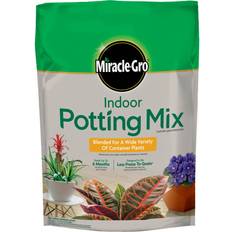 Miracle Gro indoor potting mix 6 quart beautiful houseplants plants flower