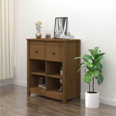 vidaXL Honungsbrun Skänk 70 x 35 x 80 cm Sideboard