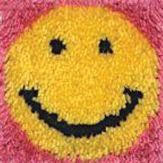 Latch Hook Kits Needlework Kits Caron wonderart latch hook kit 8"x8"-smile