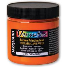 Arts & Crafts Jacquard Versatex screen ink 4oz orange