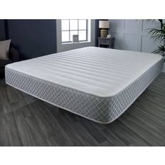 Double bed with mattress Starlight Beds Memory Budget Friendly Hybrid Double Polyether Matress 135x190cm