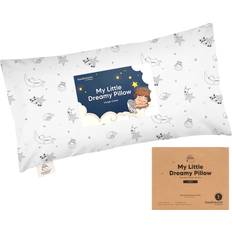 Cushions KeaBabies Buddy Toddler Pillow with Pillowcase, 10.6X18.5 Soft Organic Toddler Pillows