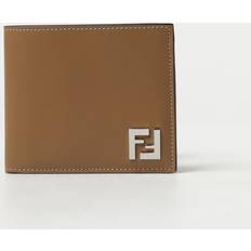 Fendi Wallets Fendi FF Squared Bi-Fold Wallet - beige one