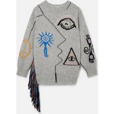 Stella McCartney Gray Intarsia Sweater