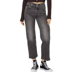 Adult Jeans Levi's Ribcage Straight Ankle Jeans Black