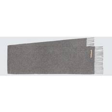 Acne Studios Tilbehør Acne Studios Fringed Wool Scarf - Grey Melange