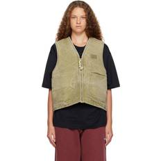 Acne Studios Vests Acne Studios padded canvas vest beige