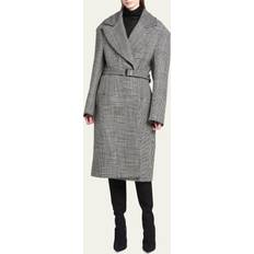 Silver - Women Coats Tom Ford Virgin wool coat grey