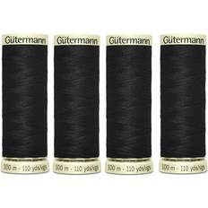 Gutermann Sytråd Polyester 000 Svart 100 m