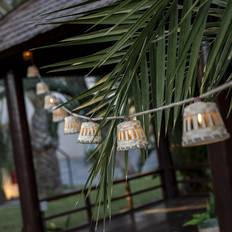 Aurora LED Solar Lights - Wood String Light