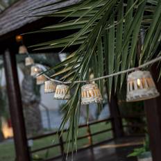 Lampade a Corda Newgarden New Garden Aurora Guirnalda Solar LED Solare - Legno Chiaro Lampada a Corda