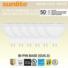 Reflector LED Lamps Sunlite 81120 MR16/LED/7W/12V/FL35/D/E/40K/CRI90 MR16 Flood LED Light Bulb