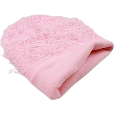 Acrylic Balaclavas Atakai Distressed Knitted Full Face Ski Balaclava - Pink