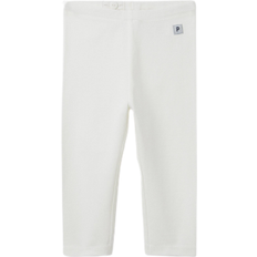 12-18M Trousers Polarn O. Pyret Baby Organic Leggings - White