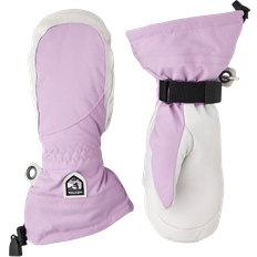 Hestra Women's Heli Ski Mitt - Syringa/Off White