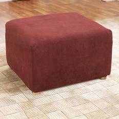 Polyester Loose Covers Sure Fit Stretch Pique T-Cushion Loose Sofa Cover Brown