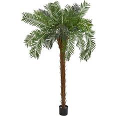 Artificial Plants Nearly Natural 7-foot Cycas Palm Tree Artificial Plant