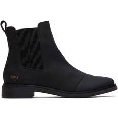 Dame - Syntetisk Chelsea boots Toms Charlie - Black