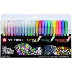 Bolígrafos de gel Sakura Gelly Roll Stardust Metallic Moonlight Gel Pens Set 24-pack