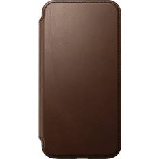 Nomad Modern Leather Folio Case for iPhone 15 Pro