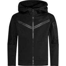 Nike Boy's Sportswear Tech Fleece Full Zip Hoodie - Black (CU9223-010)