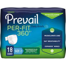 Prevail Per-Fit 360° Daily Briefs Size 2 18-pack