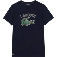 Lacoste Men's Sports Crocodile Print Jersey T-shirt - Navy Blue