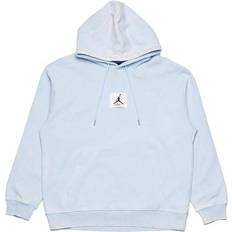 Nike Men's Flight Washed Fleece Pullover Hoodie - Ice Blue/Sail