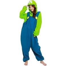 Super Mario Brothers Adult Luigi Kigurumi Costume
