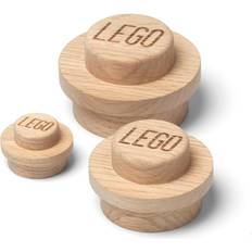 Ruskea Säilytykset Room Copenhagen Lego Wooden Seinäkoukku 3 pcs Tammi