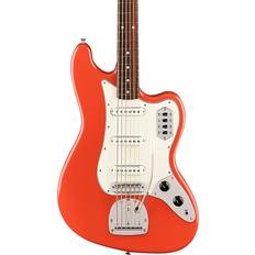 Rot E-Bässe Fender Vintera II &#39 60s Bass VI FRD E-Bass