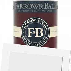 Målarfärg Farrow & Ball Modern Emulsion 5l Wevet 273 White Väggfärg, Takfärg Vit 2.5L