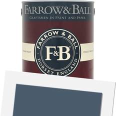 Målarfärg Farrow & Ball Modern Eggshell 5l Stiffkey Blue 281 Träfärg Blå 2.5L