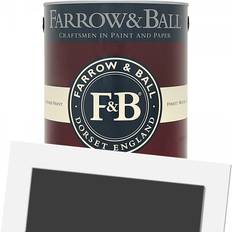 Farrow & Ball Pitch Black Ceiling Paint, Wall Paint Black