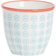 Nicola Spring Rinkit Hand-Printed Plant Pot 14Cm