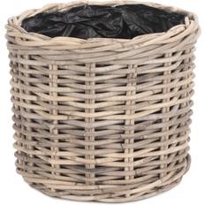 Rattan Pots RED HAMPER Hamper Ra030/2 Rattan Large Rattan Planter Lining