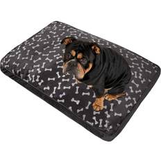 OHS Bed Cushion Pet Large Pad Mat Charcoal Bone Removable Cover