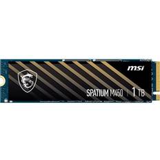 MSI Hard Drives MSI spatium m450 m.2 2280 1tb pci-express 4.0 x4, nvme 1.4 3d nand internal