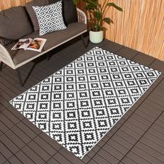 Black Carpets Dreamscene Geometric Large Garden Black