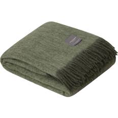 Stackelbergs Mohair Plaid Tæppe Grøn (170x130cm)