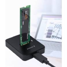 Computerzubehör Gembird DD-U3M2 Desktop USB Type-C M.2 SATA und NVME SSD Drive Docking Station