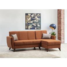 Hanah Home Hjørnesofa Mentis Beige 3-pers Sofaer Sofa